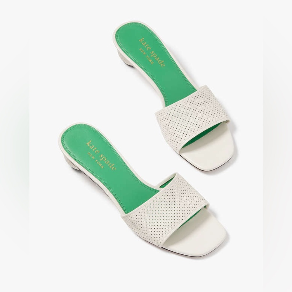 NEW Kate Spade Tee Time Golf Sandal Heel - Picture 3 of 6